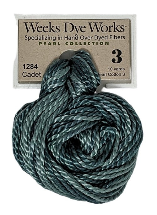 1284 Cadet | Weeks Dye Works Pearl Cotton #3