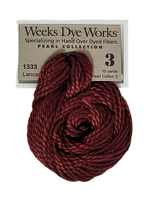 1333 Lancaster Red | Weeks Dye Works Pearl Cotton #3