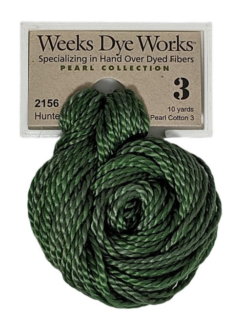 2156 Hunter | Weeks Dye Works Pearl Cotton #3