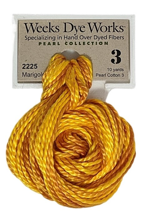 2225 Marigold | Weeks Dye Works Pearl Cotton #3