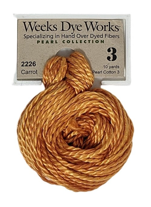 2226 Carrot | Weeks Dye Works Pearl Cotton #3