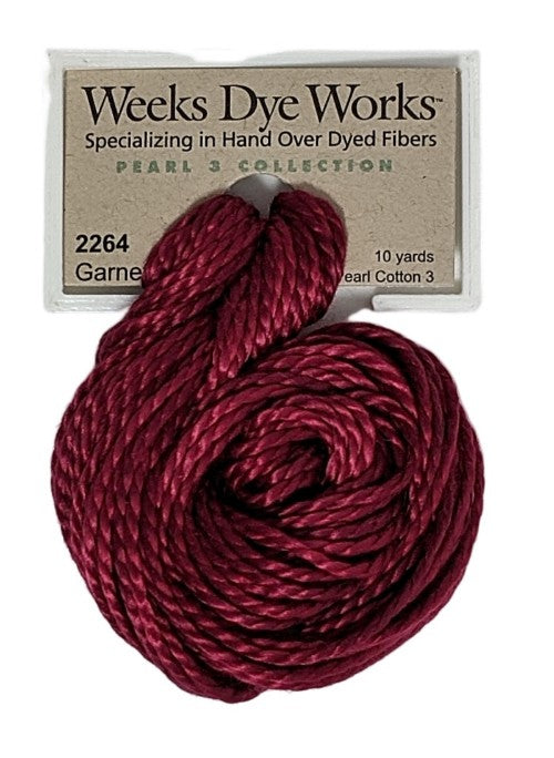 2264 Garnet | Weeks Dye Works Pearl Cotton #3
