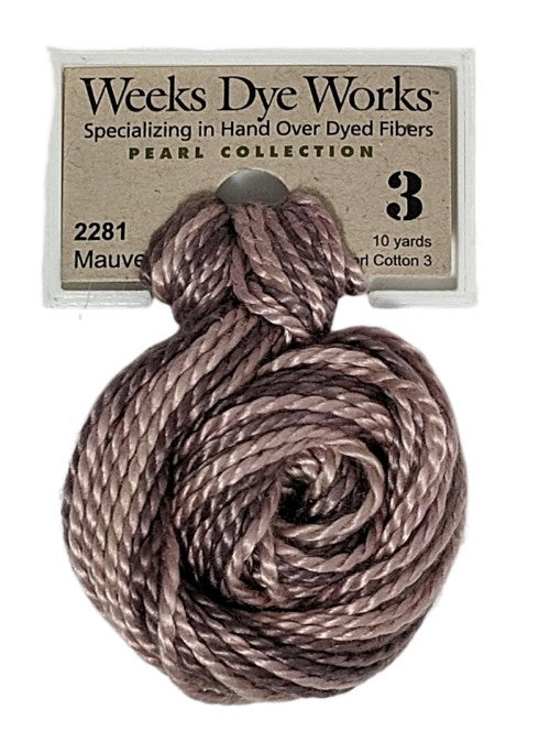 2281 Mauve | Weeks Dye Works Pearl Cotton #3