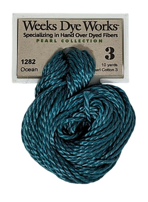 1282 Ocean | Weeks Dye Works Pearl Cotton #3