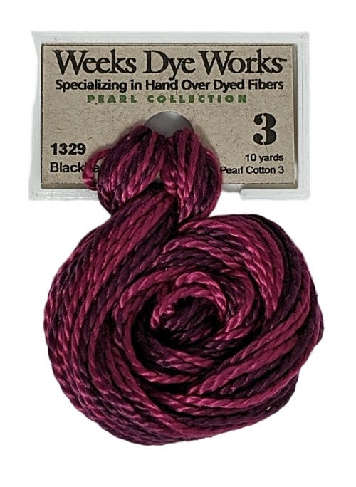 1329 Blackberry | Weeks Dye Works Pearl Cotton #3
