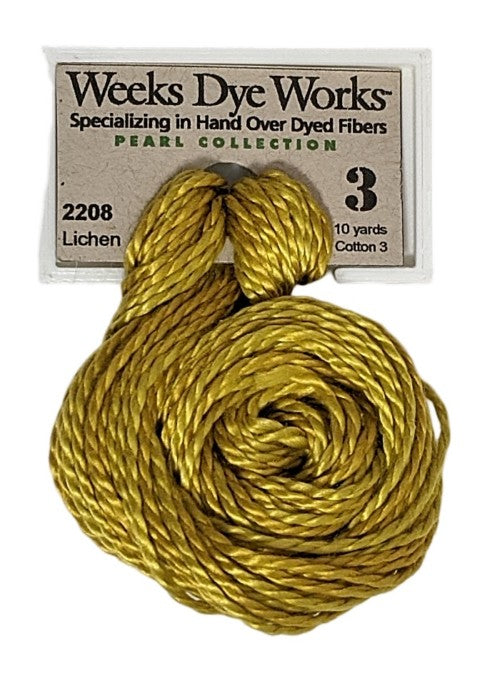2208 Lichen | Weeks Dye Works Pearl Cotton #3