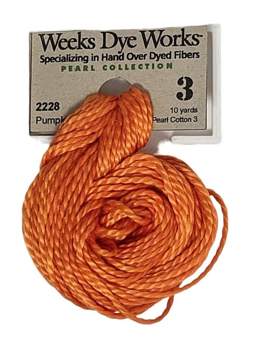 2228 Pumpkin | Weeks Dye Works Pearl Cotton #3