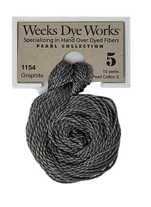 1154 Graphite | Weeks Dye Works Pearl Cotton #5