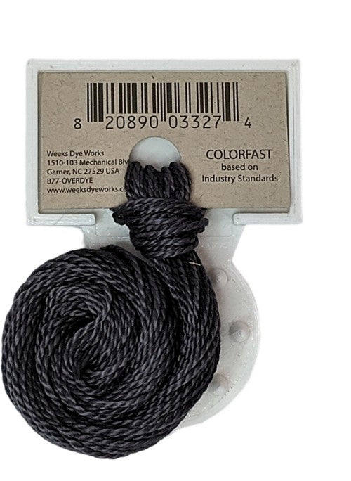 1298 Gunmetal | Weeks Dye Works Pearl Cotton #5-Cross Stitch-Weeks Dye Works-Millennial Fabrics