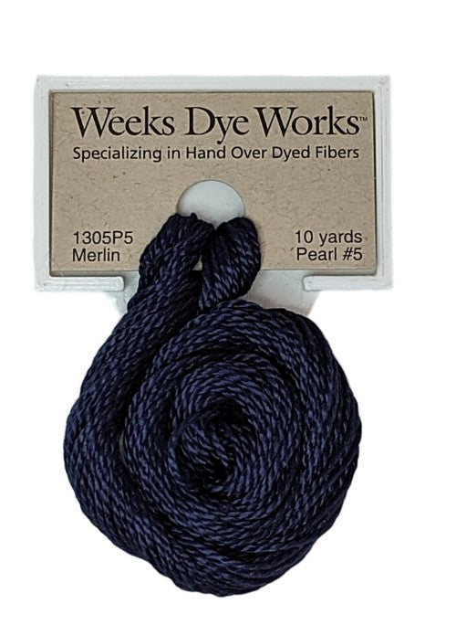1305 Merlin | Weeks Dye Works Pearl Cotton #5-Cross Stitch-Weeks Dye Works-Millennial Fabrics