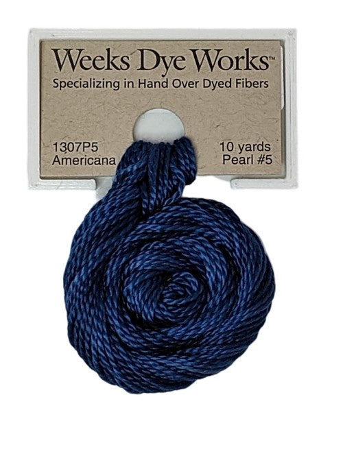 1307 Americana | Weeks Dye Works Pearl Cotton #5-Cross Stitch-Weeks Dye Works-Millennial Fabrics
