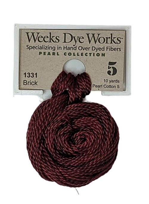 1331 Brick | Weeks Dye Works Pearl Cotton #5