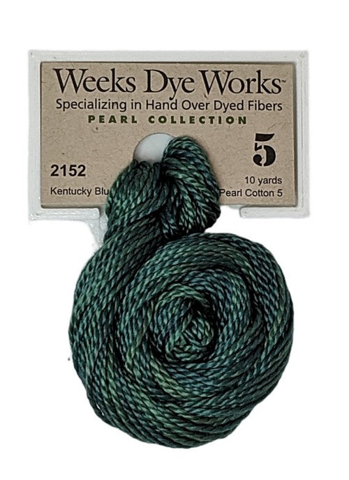 2152 Kentucky Bluegrass | Weeks Dye Works Pearl Cotton #5-Cross Stitch-Weeks Dye Works-Millennial Fabrics