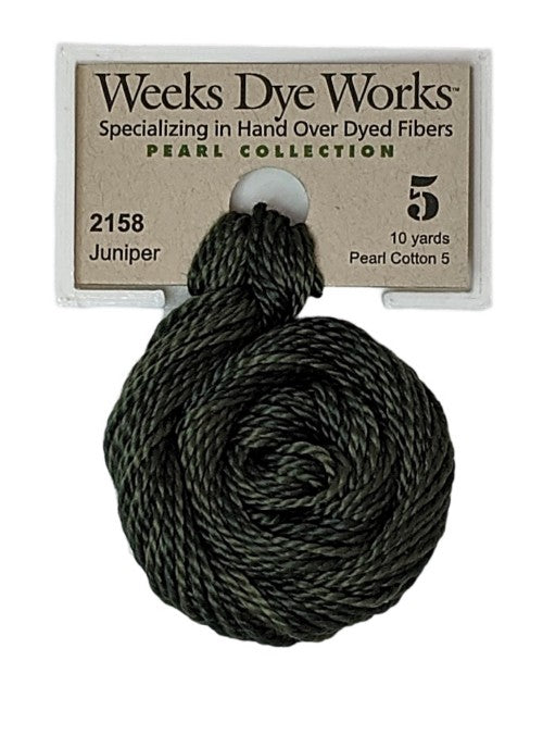 2158 Juniper | Weeks Dye Works Pearl Cotton #5