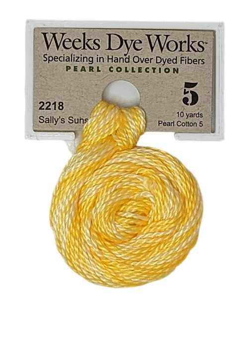 2218 Sally's Sunshine | Weeks Dye Works Pearl Cotton #5
