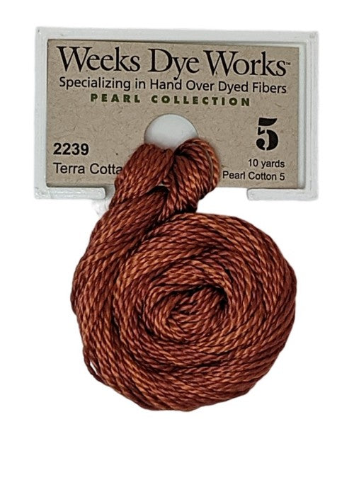 2239 Terra Cotta | Weeks Dye Works Pearl Cotton #5