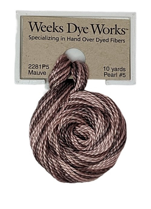 2281 Mauve | Weeks Dye Works Pearl Cotton #5
