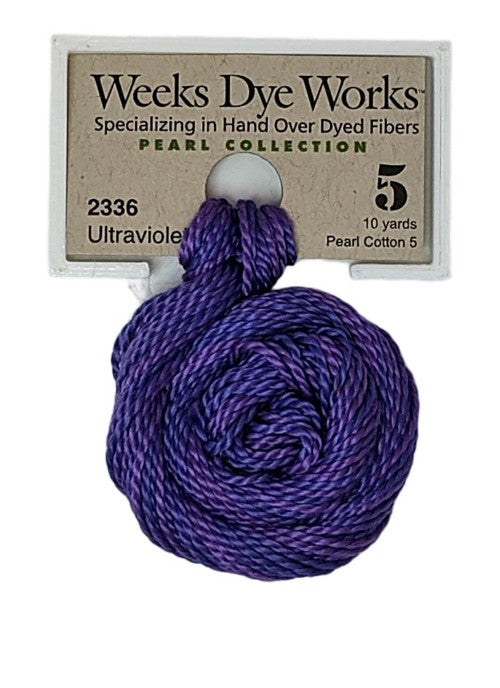 2336 Ultraviolet | Weeks Dye Works Pearl Cotton #5