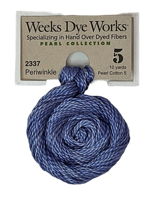 2337 Periwinkle | Weeks Dye Works Pearl Cotton #5
