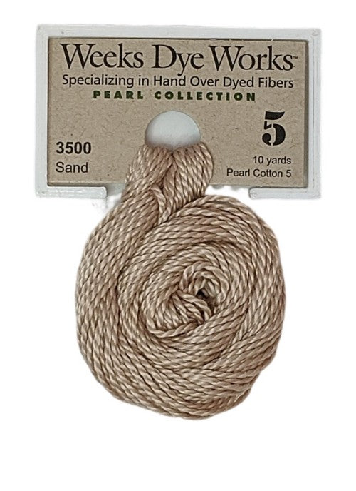 3500 Sand | Weeks Dye Works Pearl Cotton #5