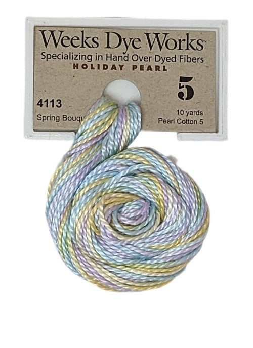 4113 Spring Bouquet | Weeks Dye Works Pearl Cotton #5