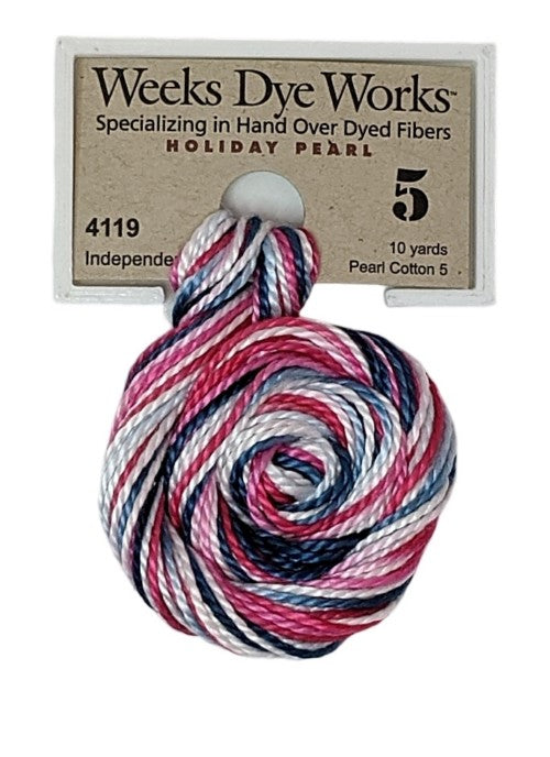 4119 Independence | Weeks Dye Works Pearl Cotton #5