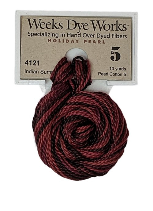 4121 Indian Summer | Weeks Dye Works Pearl Cotton #5