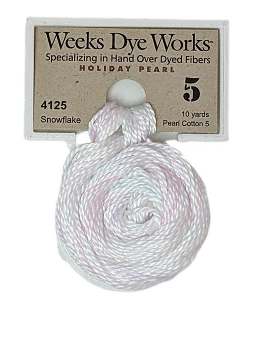 4125 Snowflake | Weeks Dye Works Pearl Cotton #5