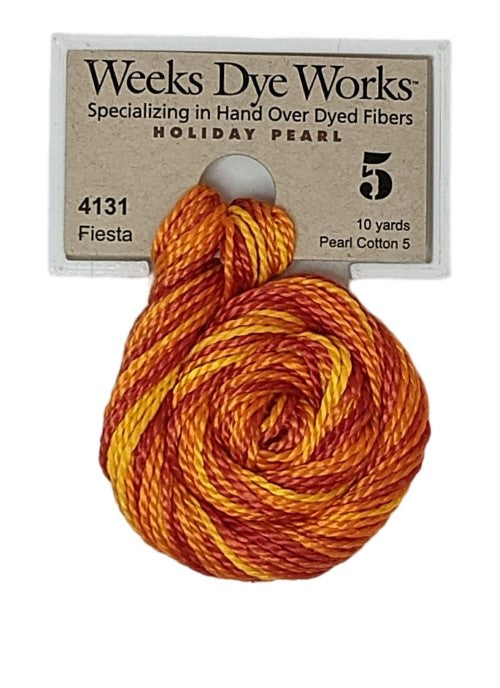 4131 Fiesta | Weeks Dye Works Pearl Cotton #5