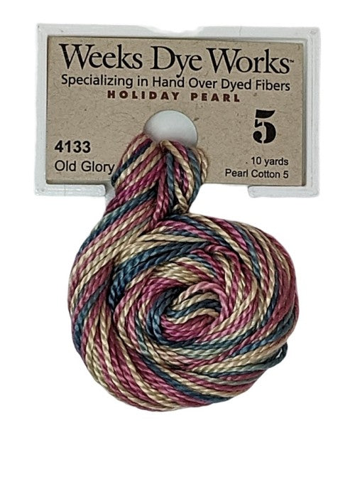 4133 Old Glory | Weeks Dye Works Pearl Cotton #5