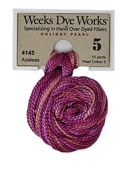 4145 Azaleas | Weeks Dye Works Pearl Cotton #5