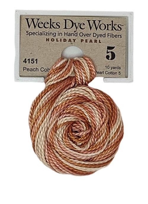 4151 Peach Cobbler | Weeks Dye Works Pearl Cotton #5