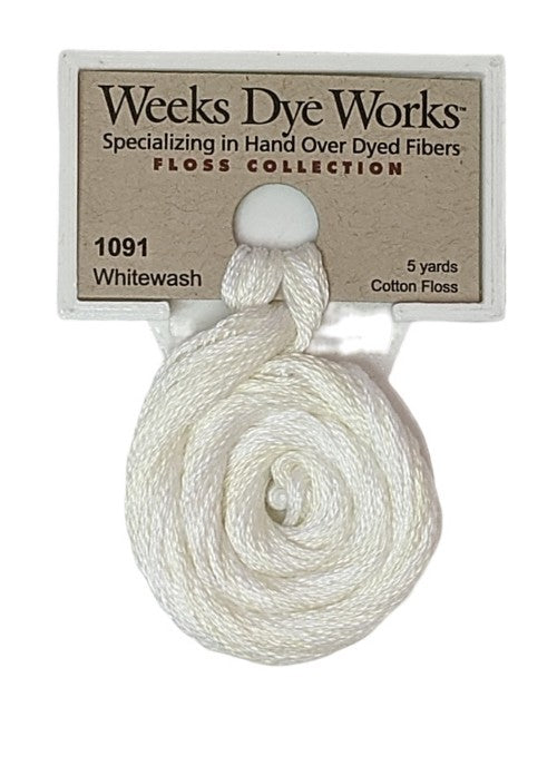 1091 Whitewash | Weeks Dye Works 6 Strand Floss
