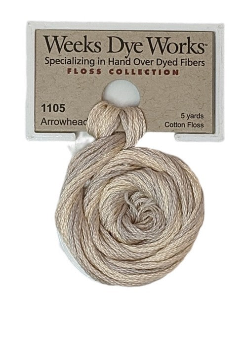1105 Arrowhead | Weeks Dye Works 6 Strand Floss