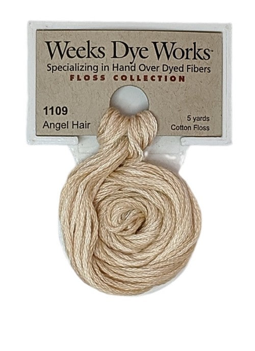 1109 Angel Hair | Weeks Dye Works 6 Strand Floss