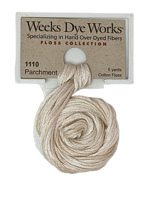 1110 Parchment | Weeks Dye Works 6 Strand Floss