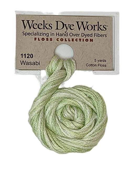 1120 Wasabi | Weeks Dye Works 6 Strand Floss