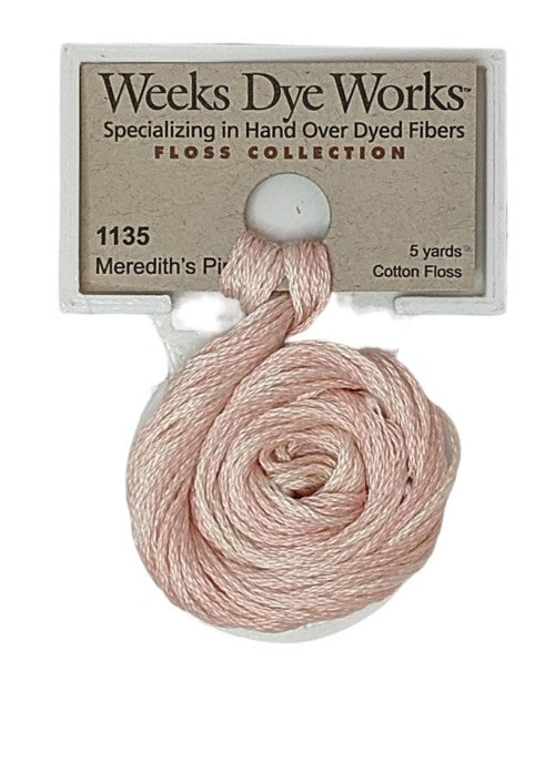 1135 Meredith's Pink | Weeks Dye Works 6 Strand Floss