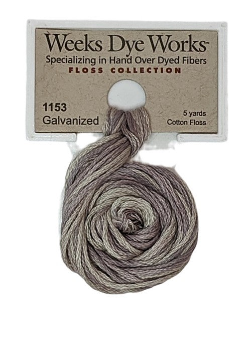 1153 Galvanized | Weeks Dye Works 6 Strand Floss