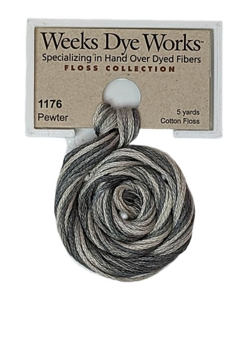 1176 Pewter | Weeks Dye Works 6 Strand Floss