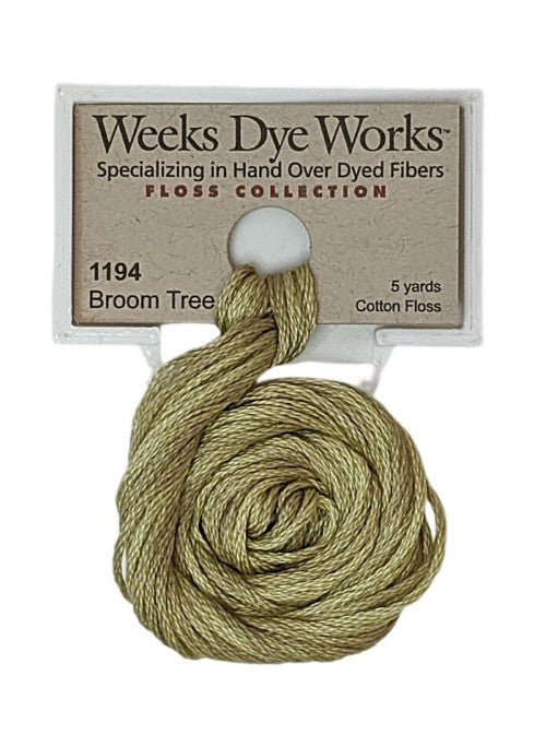 1194 Broom Tree | Weeks Dye Works 6 Strand Floss