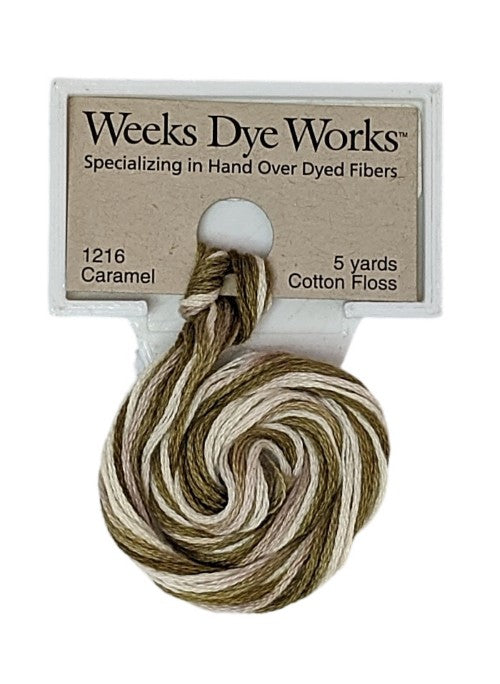 1216 Caramel | Weeks Dye Works 6 Strand Floss