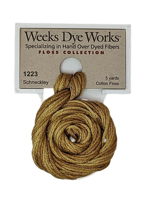 1223 Schneckley | Weeks Dye Works 6 Strand Floss-Cross Stitch-Weeks Dye Works-Millennial Fabrics