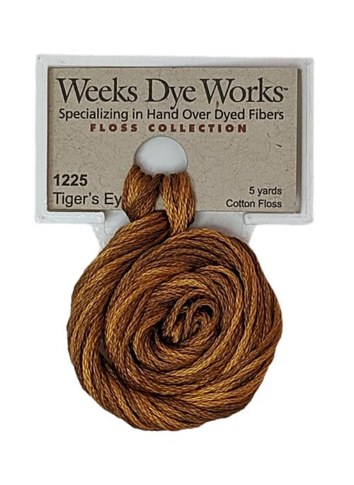 1225 Tiger's Eye | Weeks Dye Works 6 Strand Floss