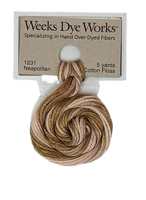 1231 Neapolitan | Weeks Dye Works 6 Strand Floss-Cross Stitch-Weeks Dye Works-Millennial Fabrics