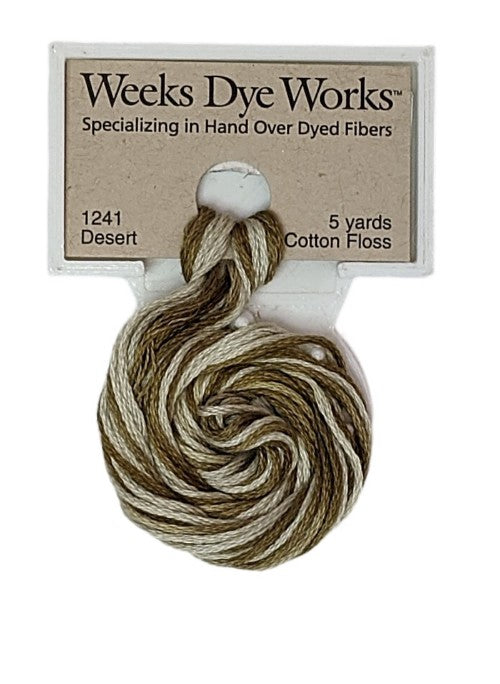 1241 Desert | Weeks Dye Works 6 Strand Floss-Cross Stitch-Weeks Dye Works-Millennial Fabrics