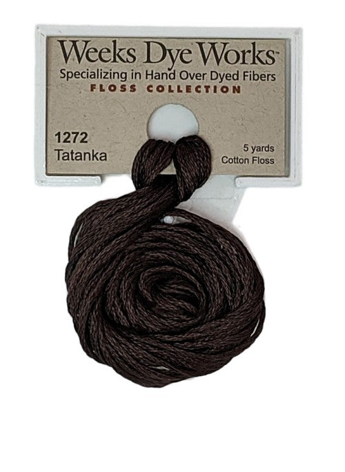 1272 Tatanka | Weeks Dye Works 6 Strand Floss-Cross Stitch-Weeks Dye Works-Millennial Fabrics