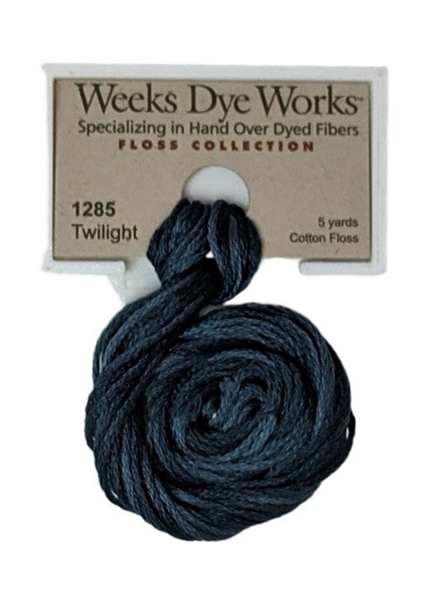 1285 Twilight | Weeks Dye Works 6 Strand Floss-Cross Stitch-Weeks Dye Works-Millennial Fabrics