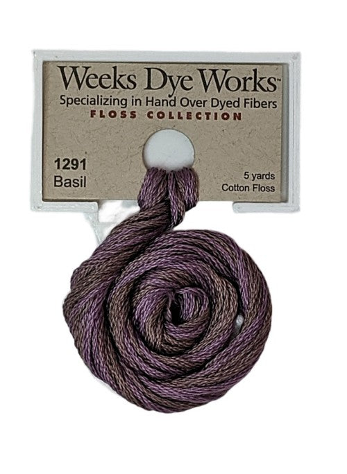 1291 Basil | Weeks Dye Works 6 Strand Floss-Cross Stitch-Weeks Dye Works-Millennial Fabrics