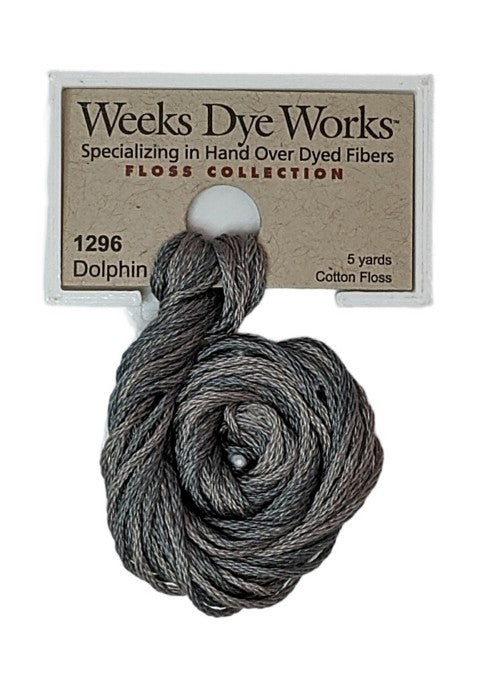 1296 Dolphin | Weeks Dye Works 6 Strand Floss-Cross Stitch-Weeks Dye Works-Millennial Fabrics